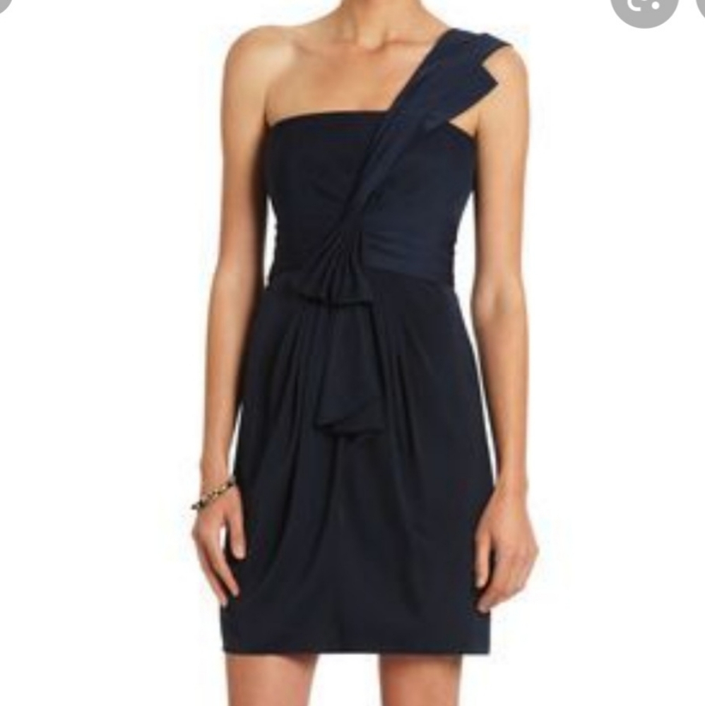 NWT BCBG Max Azria Palais Dress One Shoulder